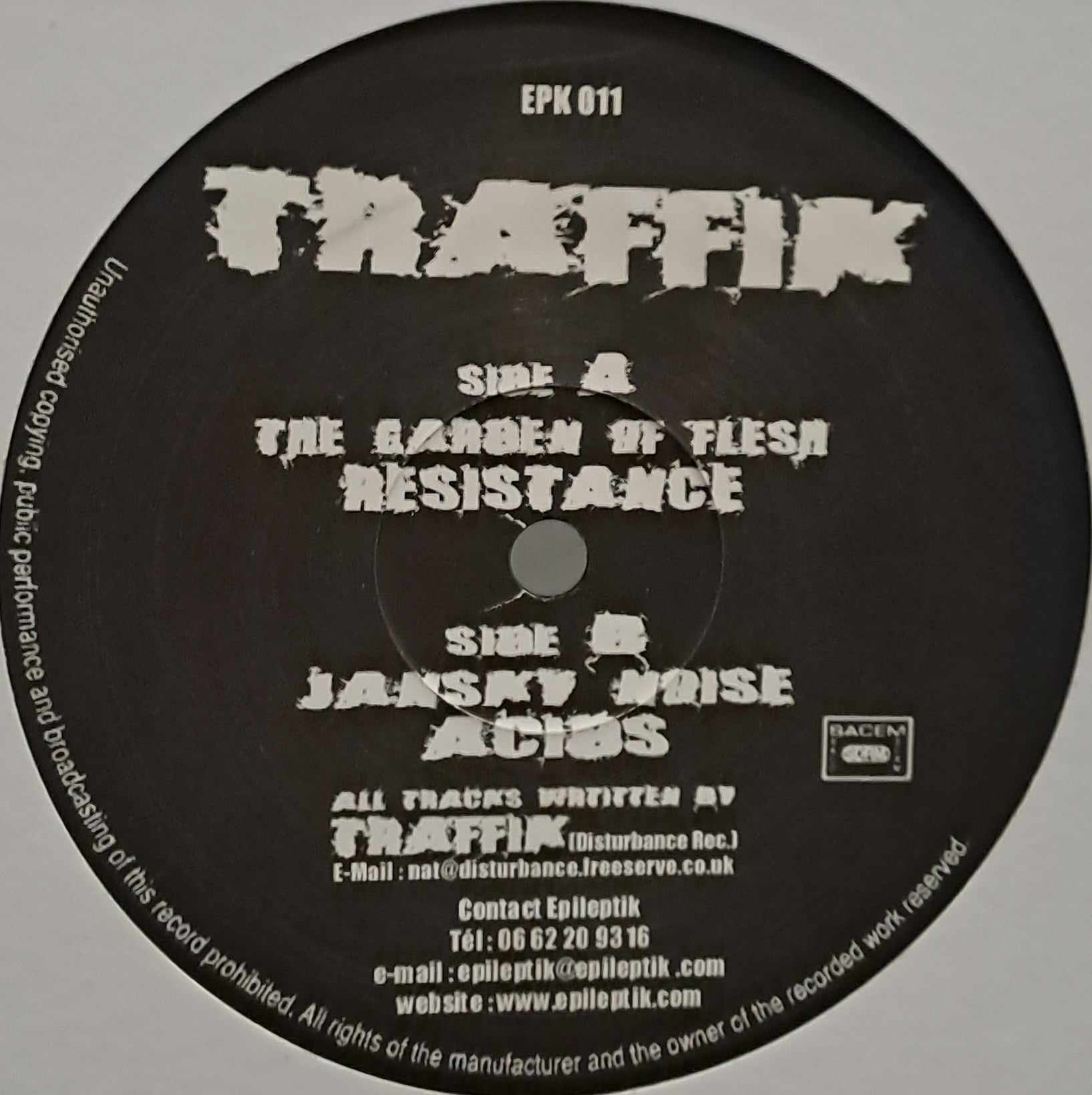 Epileptik 11 - vinyle hardcore